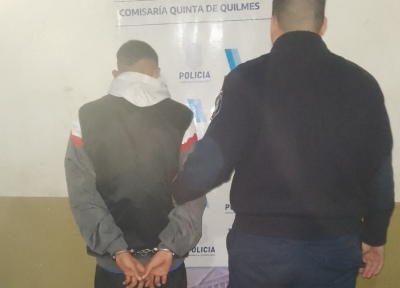 Arrestaron a un joven y dos menores que le robaron a una mujer en Quilmes Oeste