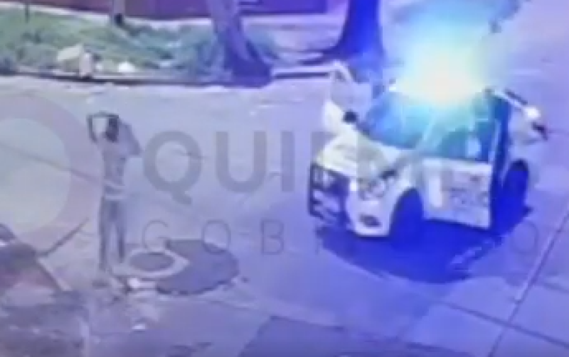 Video: así atraparon a un hombre que intentaba abrir un auto en Quilmes