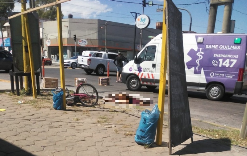 Una mujer falleció al ser atropellada por un camión en Quilmes Oeste