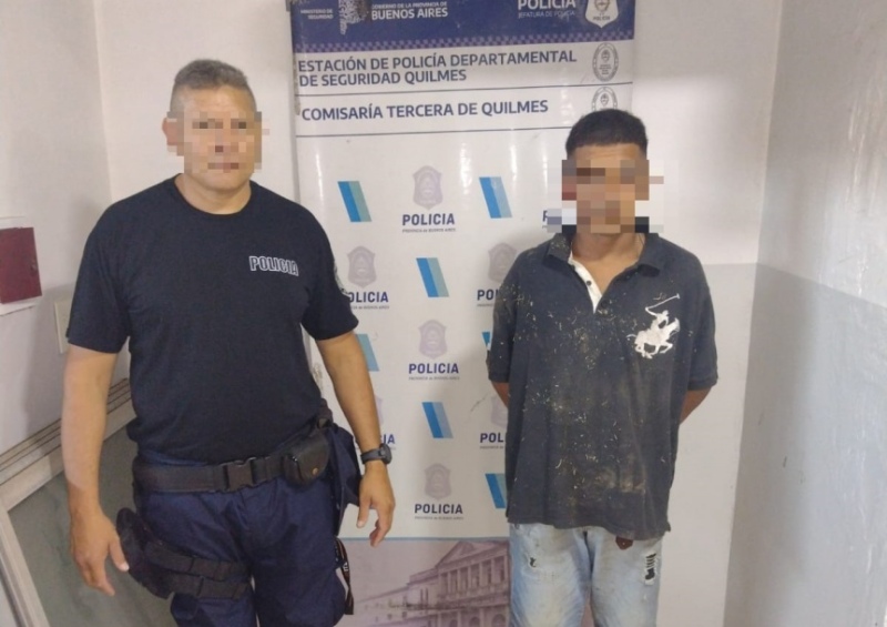Detuvieron a dos hombres que robaron un local en Quilmes Oeste y se escapaban por los techos