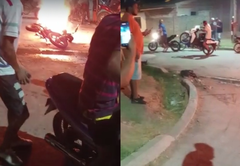 Video: así fue el velorio tumbero con disturbios e incendios que atemorizó a los vecinos de Solano
