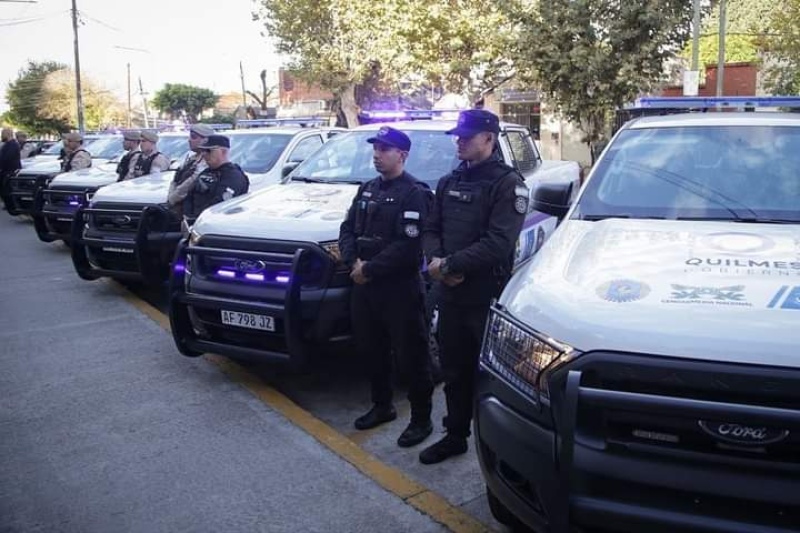 Llegaron nuevos patrulleros a Quilmes para el trabajo del Comando Unificado del Conurbano
