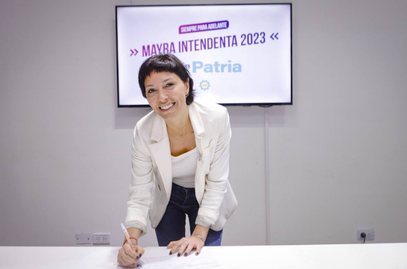 Mayra Mendoza oficializó su precandidatura para ir por la reelección