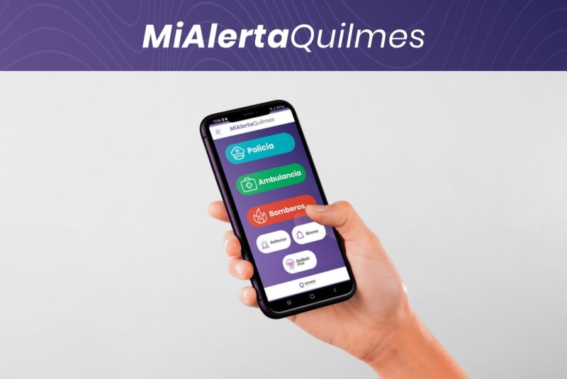 Cómo funciona "Mi Alerta Quilmes", la nueva app que lanzó el Municipio
