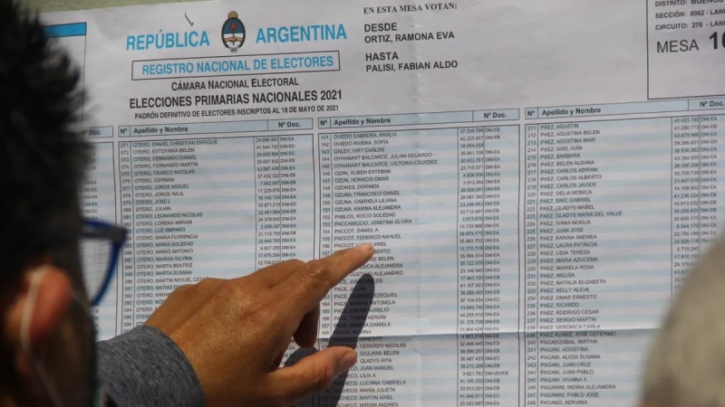 Donde voto: consultá el padrón electoral para las PASO 2023