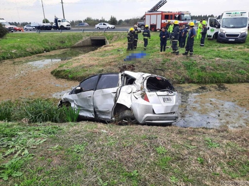 Accidente fatal en la autopista Buenos Aires-La Plata a la altura del Nuevo Quilmes